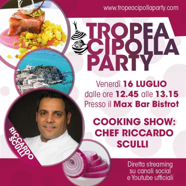 Tropea. Cipolla Party, venerdì al via la tre giorni di eventi: Cooking show d'autore con Sculli e Corelli images Tropea. Cipolla Party, venerdì al via la tre giorni di eventi: Cooking show d'autore con Sculli e Corelli