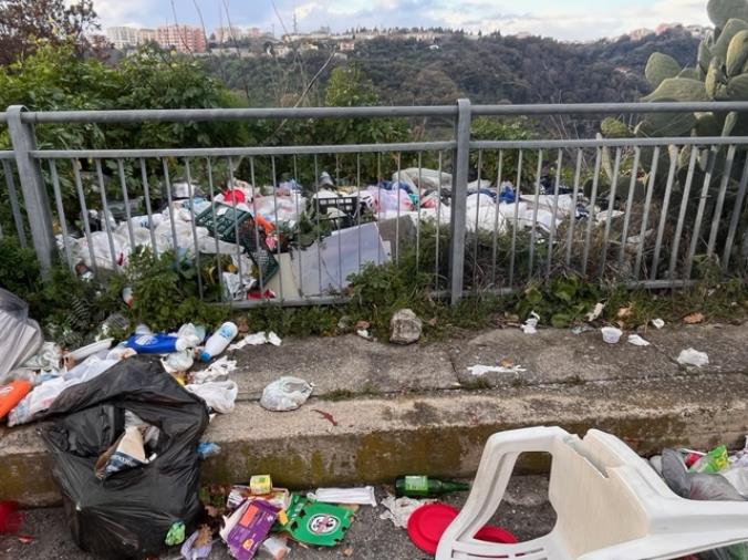 images Catanzaro, Stefaldo Veraldi: "La Strada Provinciale 18  trattata come una discarica" (FOTO)