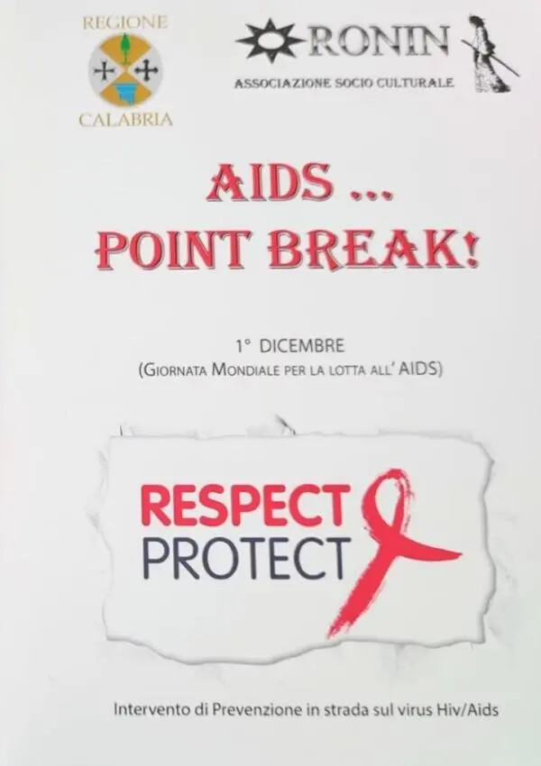 'Aids... Point Break!', il primo dicembre l'iniziativa dell'associazione Ronin rivolta agli studenti catanzaresi images 'Aids... Point Break!', il primo dicembre l'iniziativa dell'associazione Ronin rivolta agli studenti catanzaresi