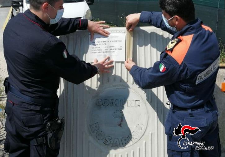 Rosarno. Smaltimento illecito di rifiuti: sequestrata un'area del demanio marittimo images Rosarno. Smaltimento illecito di rifiuti: sequestrata un'area del demanio marittimo