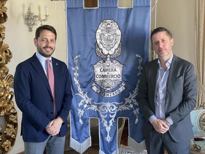 images Catanzaro, incontro alla Camera di Commercio tra Rossi e l'assessore Borelli