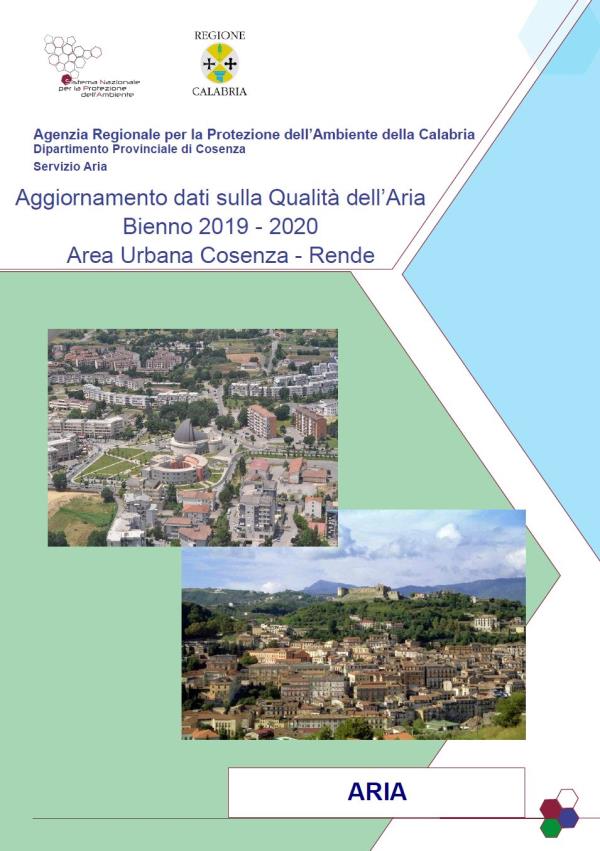 images L'Arpacal ha pubblicato il rapporto della Qualità dell'Aria dell'area urbana Cosenza - Rende