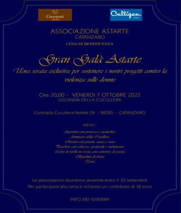 Gran Galà Astarte, un evento a sostegno dei progetti contro la violenza sulle donne  images Gran Galà Astarte, un evento a sostegno dei progetti contro la violenza sulle donne