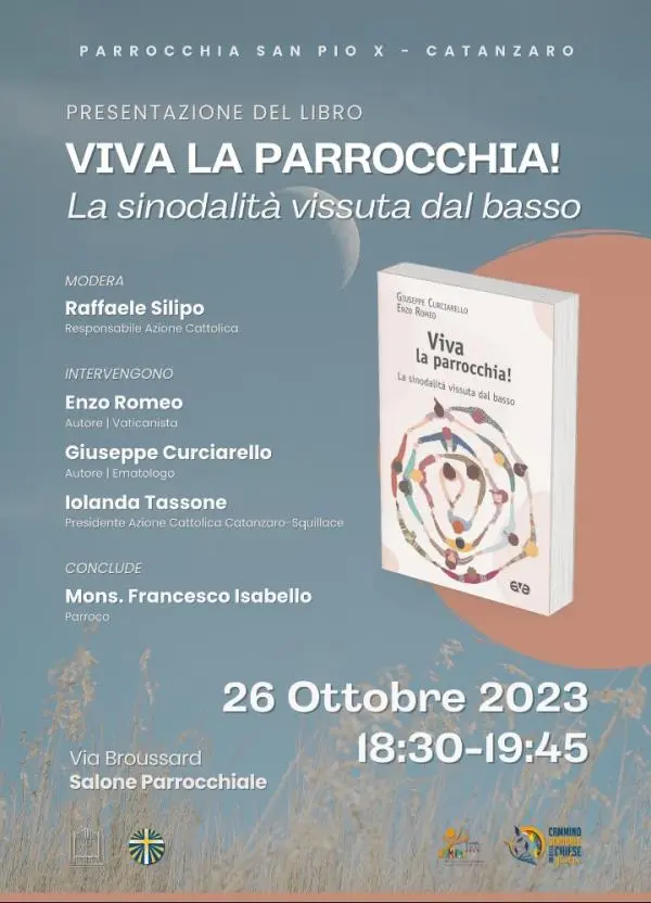 Catanzaro, il 26 ottobre la presentazione del libro "Viva la parrocchia!" a San Pio X  images Catanzaro, il 26 ottobre la presentazione del libro "Viva la parrocchia!" a San Pio X