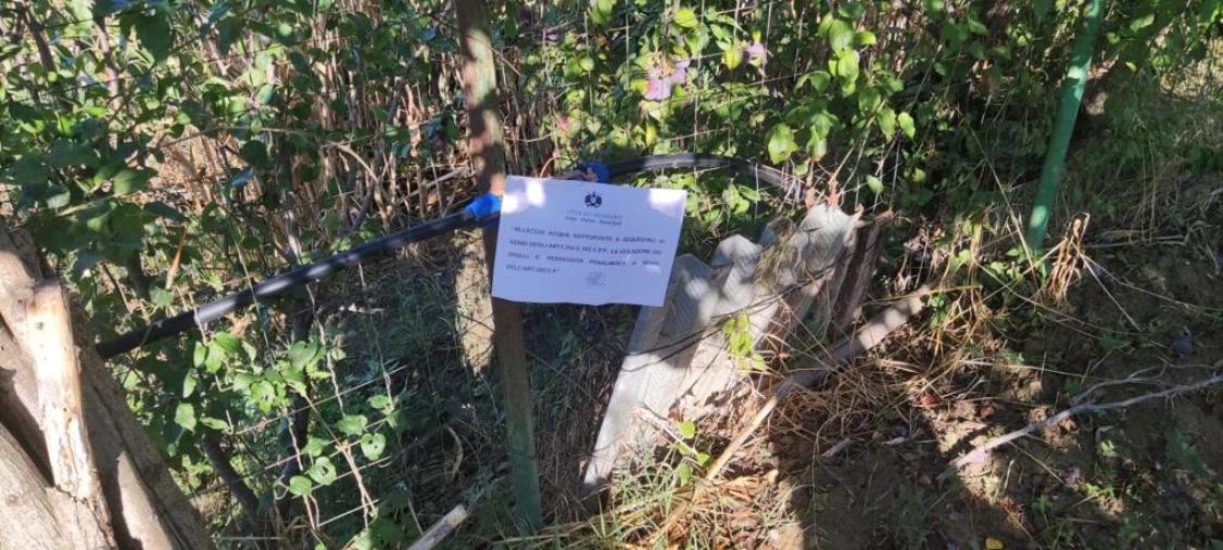 Catanzaro, nuovo sequestro per allacci abusivi su un’area di oltre 3mila metri quadri nei dintorni del Castace images Catanzaro, nuovo sequestro per allacci abusivi su un’area di oltre 3mila metri quadri nei dintorni del Castace