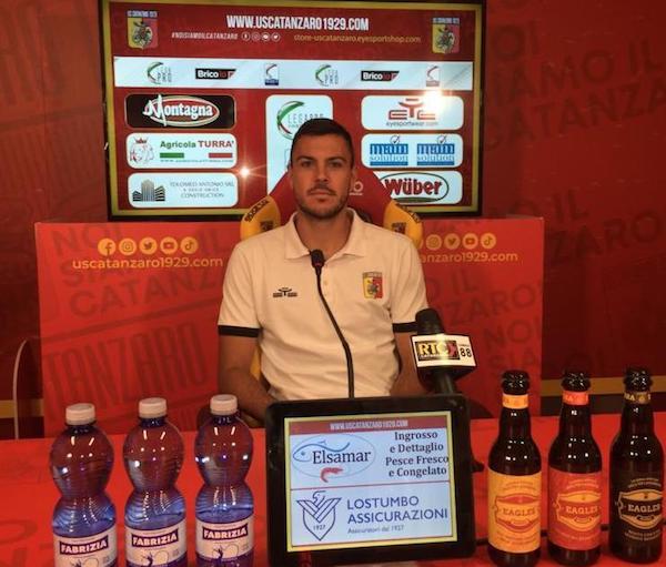 images Us Catanzaro 1929, Pontisso: "Ho accolto subito la proposta, qui mi trovo molto bene"