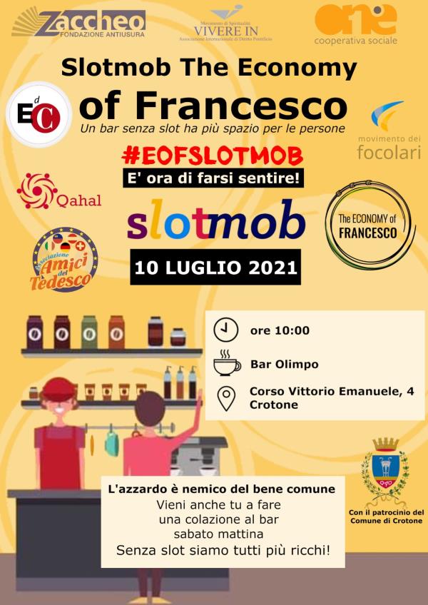 Anche il bar l'Olimpo di Crotone aderisce all’iniziativa nazionale EOF SLOTMOB images Anche il bar l'Olimpo di Crotone aderisce all’iniziativa nazionale EOF SLOTMOB
