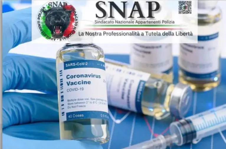 images Lo Snap scrive ancora al Capo della Polizia: "Chiarire trattenute per sospensioni dovute a mancata vaccinazione"