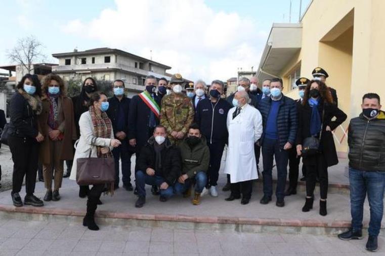 Covid. Al centro vaccinale di Taurianova l'ultima tappa di Spirli e Figliuolo images Covid. Al centro vaccinale di Taurianova l'ultima tappa di Spirli e Figliuolo