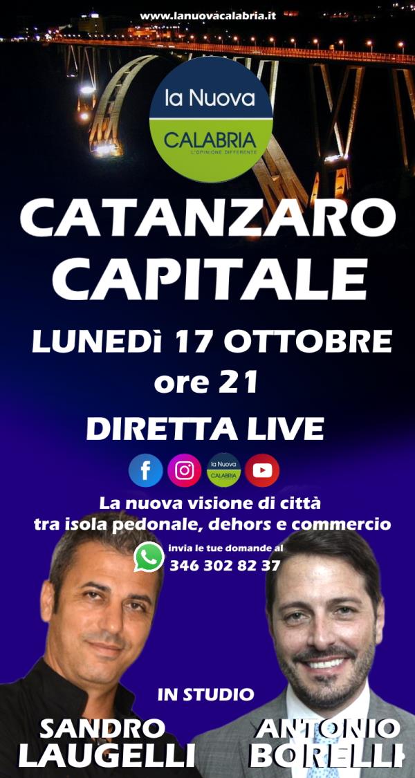 Catanzaro Capitale: isola pedonale, dehors, parcheggi e commercio al centro della terza puntata images Catanzaro Capitale: isola pedonale, dehors, parcheggi e commercio al centro della terza puntata