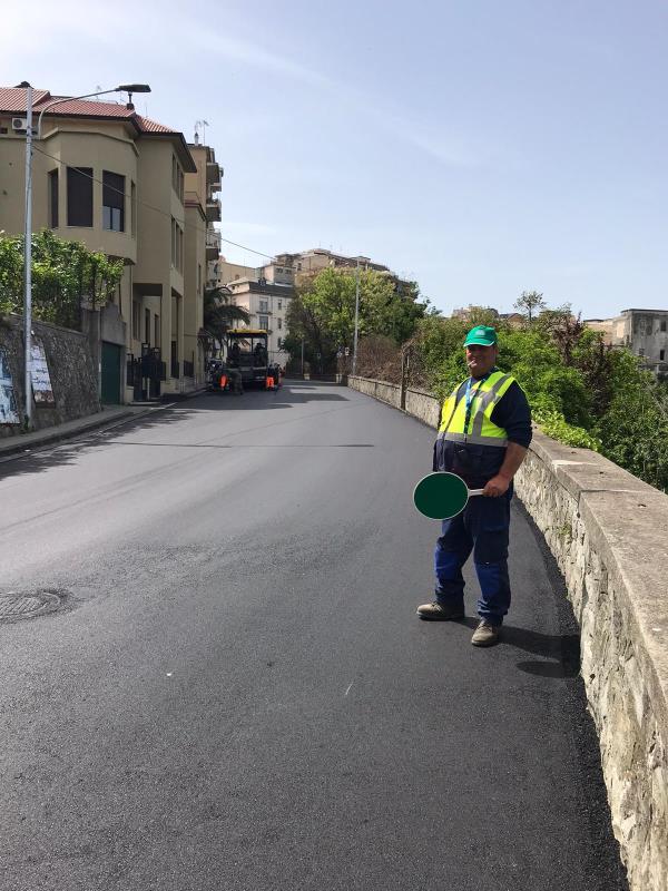 images Via Milelli, bitumatura completata. Ora manca solo la segnaletica orizzontale e la strategica strada sarà "liberata" dal cantiere