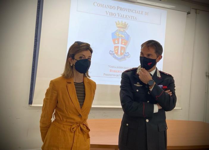 Il prefetto di Vibo Valentia in visita al comando provinciale dei Carabinieri images Il prefetto di Vibo Valentia in visita al comando provinciale dei Carabinieri