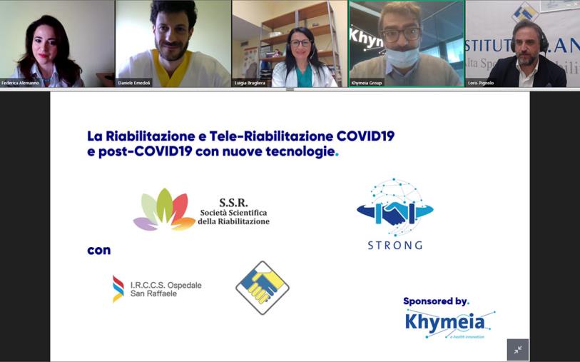 "Tele-riabilitazione a domicilio": confronto a più voci al webinar dell'istituto 'S. Anna' di Crotone e dell'Irccs 'San Raffaele' di Milano
 images "Tele-riabilitazione a domicilio": confronto a più voci al webinar dell'istituto 'S. Anna' di Crotone e dell'Irccs 'San Raffaele' di Milano