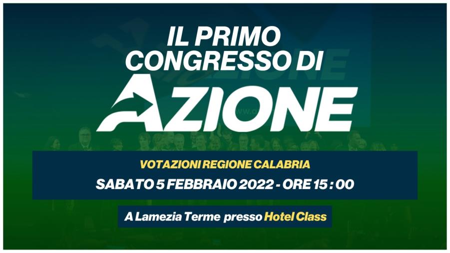 images Sabato a Lamezia Terme il primo Congresso Regionale di Azione
