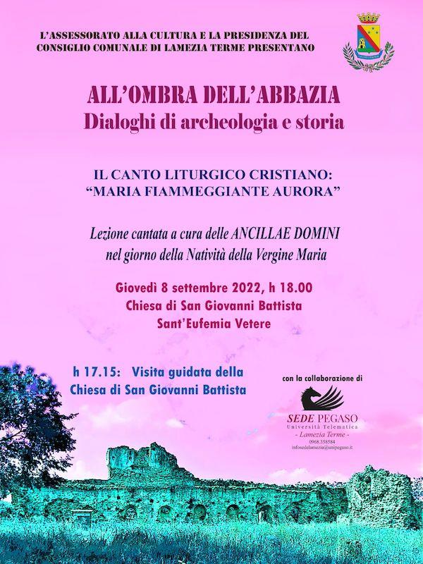 Lamezia, lezione cantata delle Ancillae domini nell'ambito della rassegna "All'ombra dell'Abbazia"  images Lamezia, lezione cantata delle Ancillae domini nell'ambito della rassegna "All'ombra dell'Abbazia"