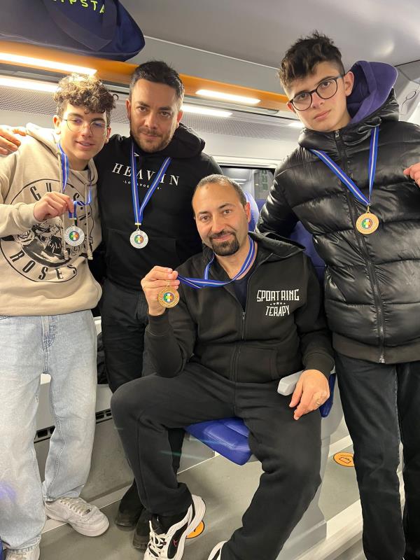 images Podio al gran Prix d'Italia per i catanzaresi Russo, Martino, Nicastro e Aprile