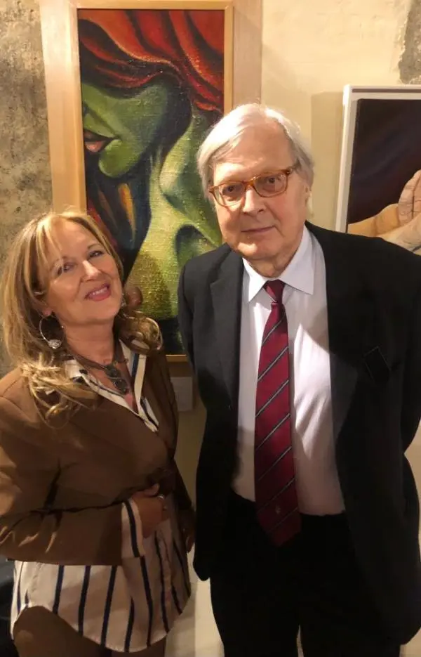 images L’artista botricellese Concetta Russo tra gli ospiti dell’esposizione "Protagonisti del tempo d'arte"  