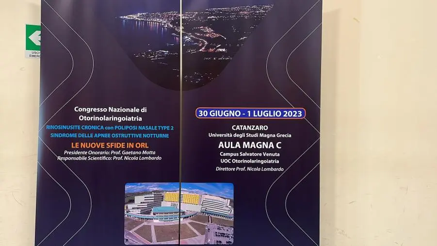 images Catanzaro, al via il Congresso Otorinolaringoiatria Rinosinusite cronica con poliposi nasale e Apnee notturne