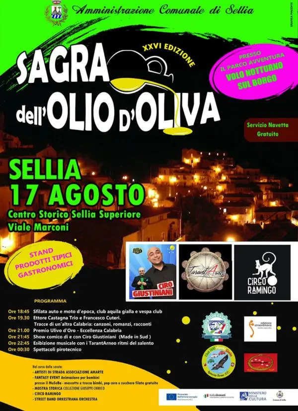 images Tutto pronto a Sellia per la XXVI "Sagra dell’olio d’oliva”