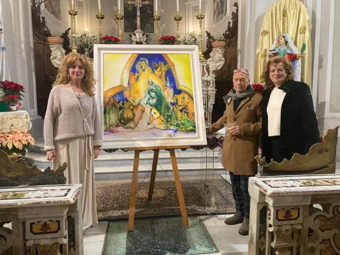 images Presentato a Corigliano Rossano "Epifania", il nuovo quadro di Rosella D'Aula 